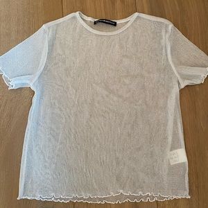 Brandy Melville mesh t-shirt